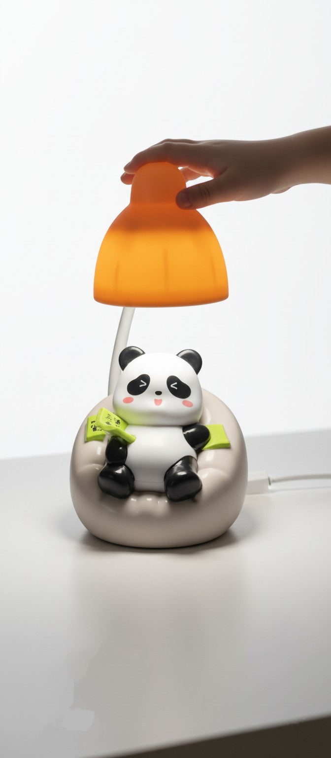Cute portable panda lamp