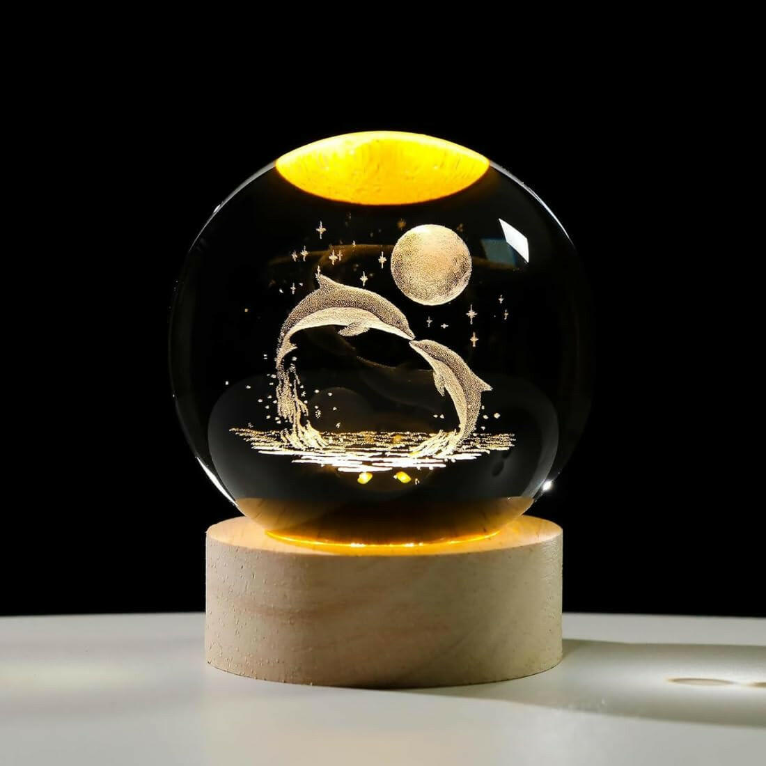Crystal ball lamp